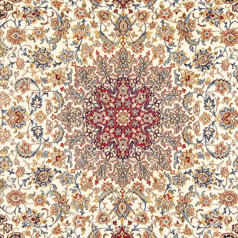 イスファハン 絨毯 308x205cm - ペルシャ絨毯