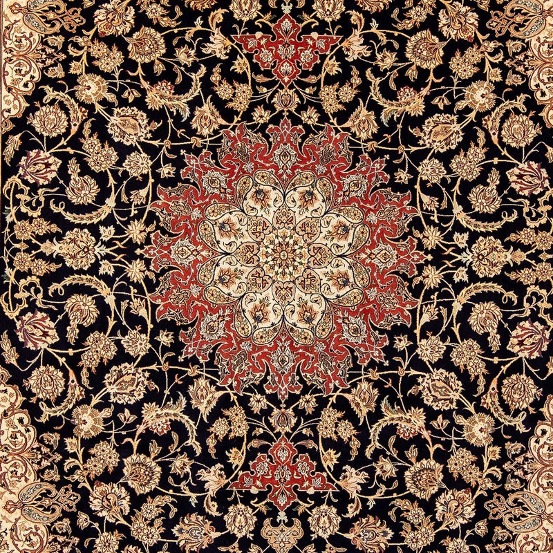 イスファハン 絨毯 344x255cm - ペルシャ絨毯