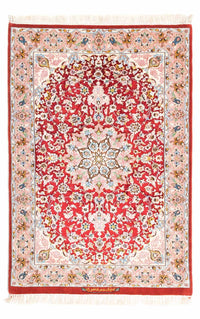 イスファハン 絨毯 123x83cm - ペルシャ絨毯 – product image