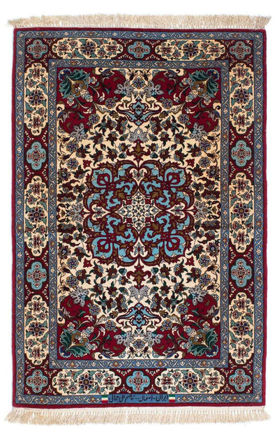 イスファハン 絨毯 90x137cm - ペルシャ絨毯