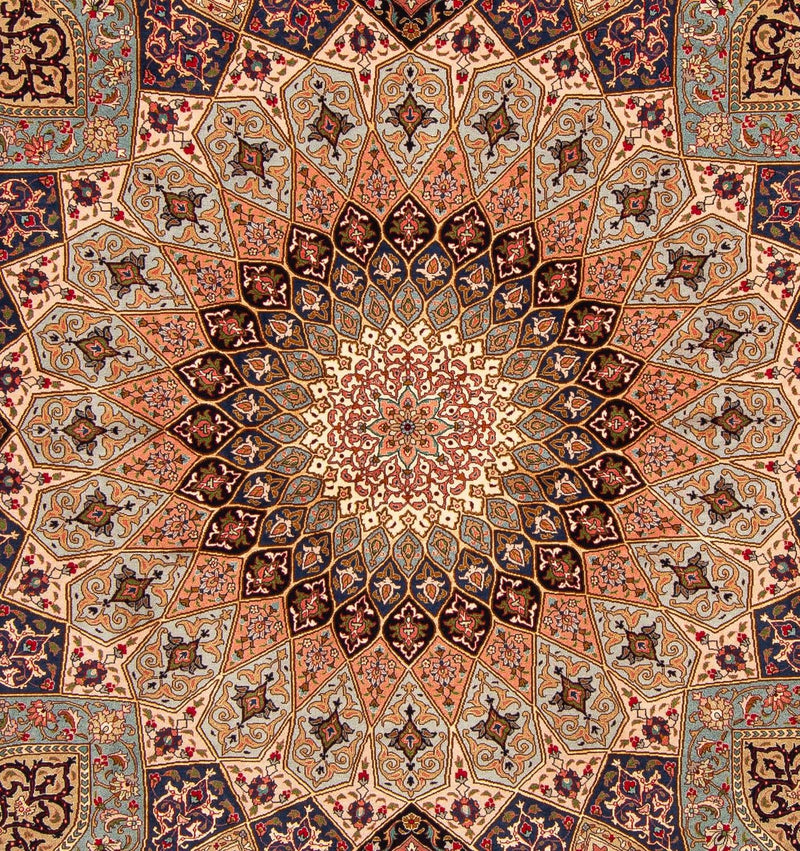 タブリーズ - 50 Raj 絨毯 242x205cm - ペルシャ絨毯