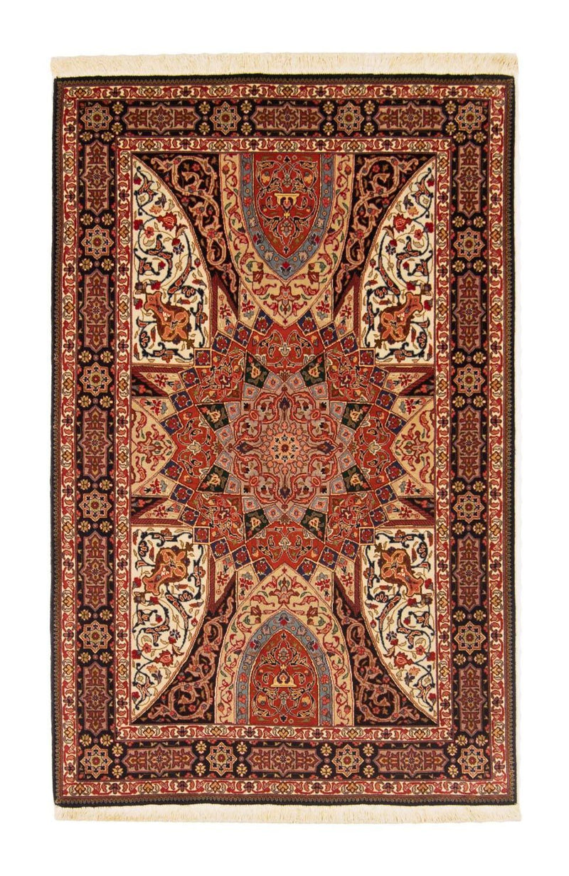 タブリーズ - 50 Raj 絨毯 160x103cm - ペルシャ絨毯