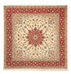 タブリーズ - 50 Raj 絨毯 209x208cm - ペルシャ絨毯