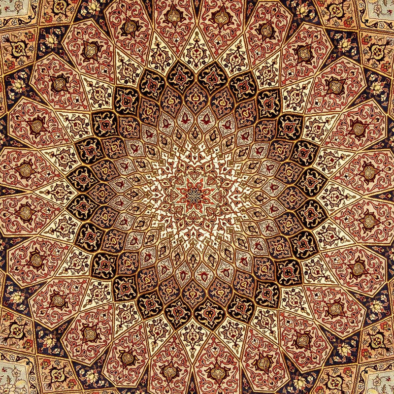 タブリーズ - 50 Raj 絨毯 355x252cm - ペルシャ絨毯
