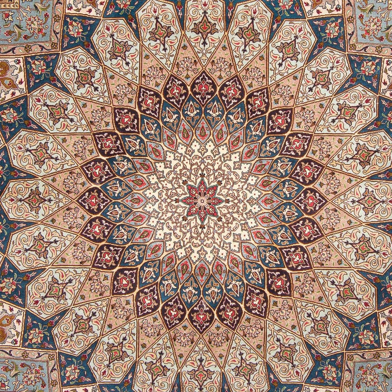 タブリーズ - 50 Raj 絨毯 253x251cm - ペルシャ絨毯
