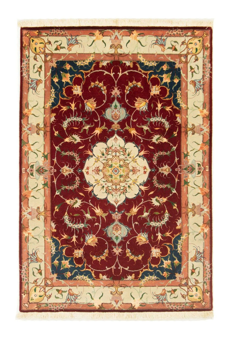 タブリーズ - 50 Raj 絨毯 150x101cm - ペルシャ絨毯