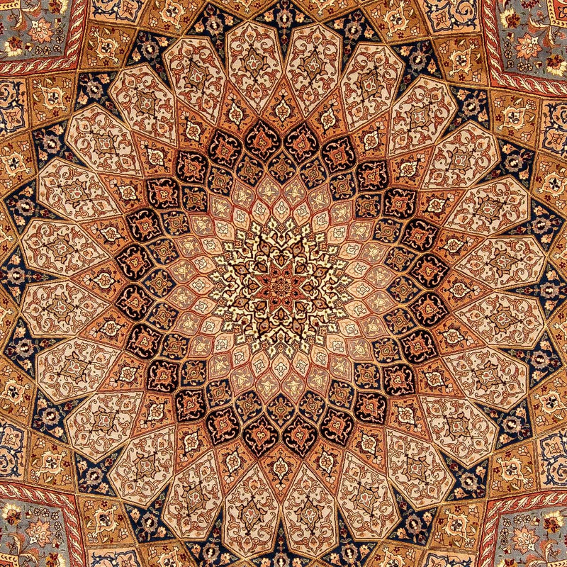 タブリーズ - 50 Raj 絨毯 352x252cm - ペルシャ絨毯