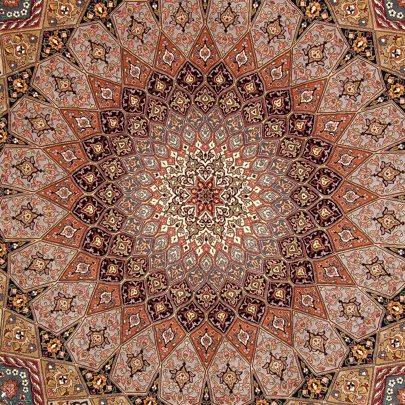 タブリーズ - 50 Raj 絨毯 388x298cm - ペルシャ絨毯