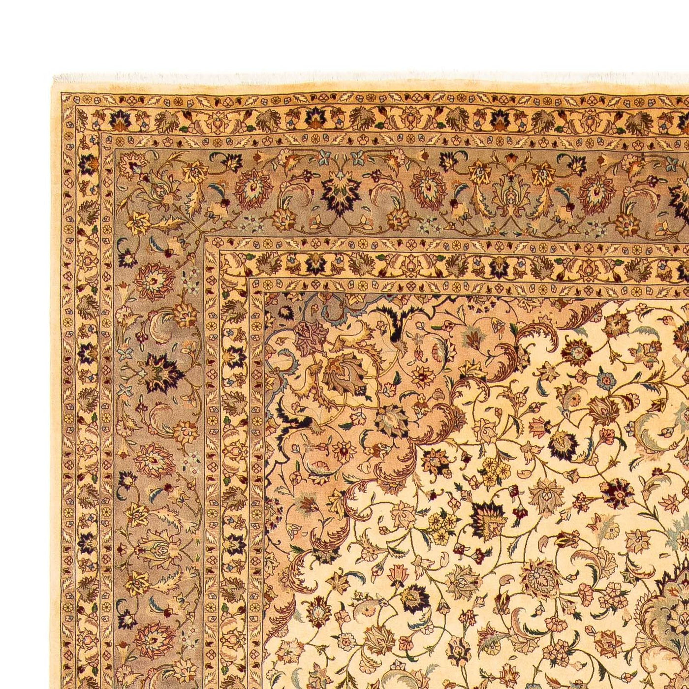 タブリーズ 絨毯 377x298cm - ペルシャ絨毯