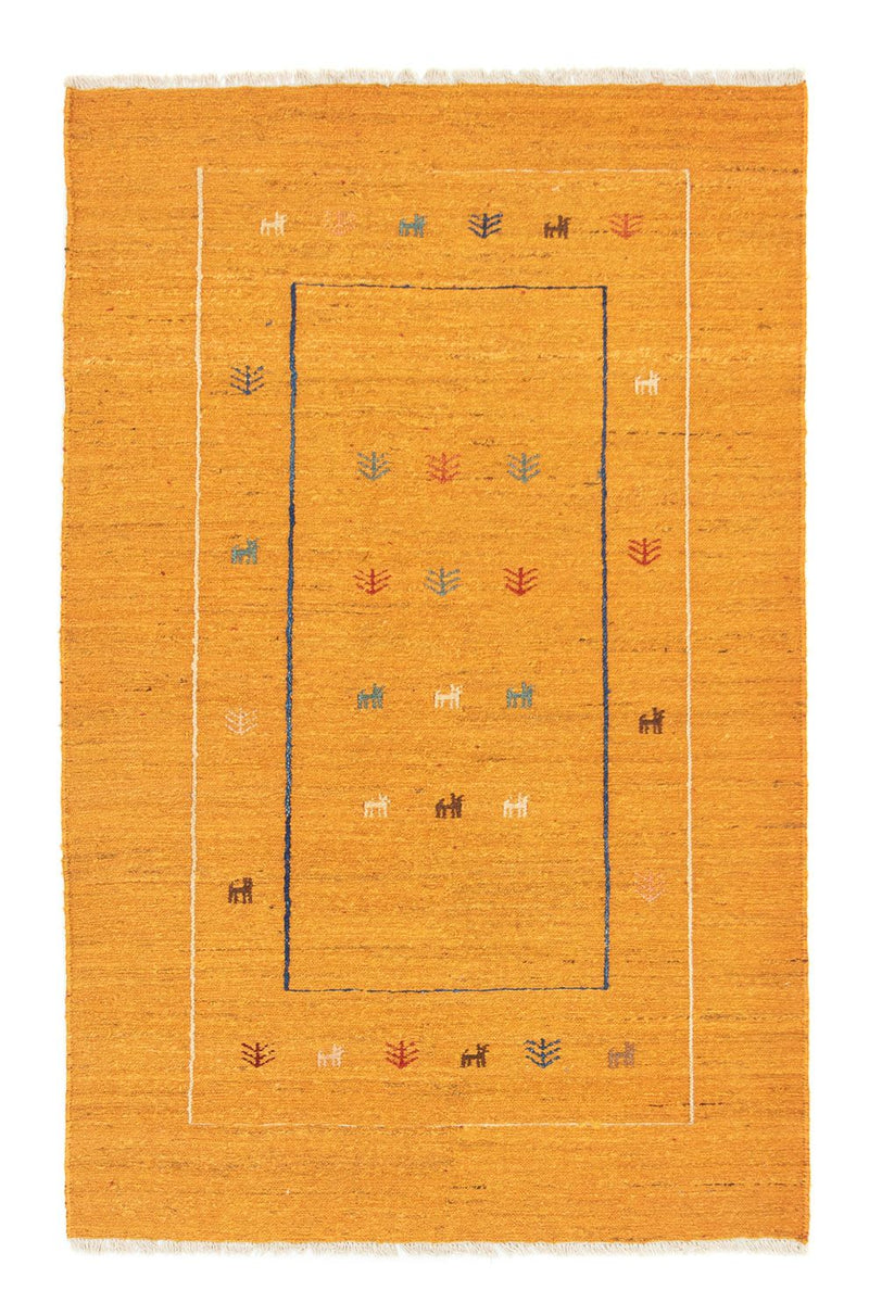 ペルシャギャベ 絨毯 188x123cm - ペルシャウールラグ