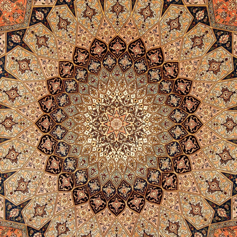 タブリーズ - 50 Raj 絨毯 363x254cm - ペルシャ絨毯