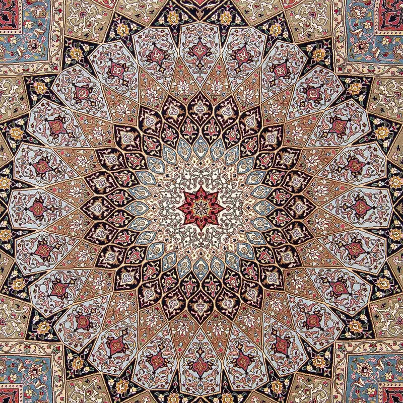 タブリーズ - 50 Raj 絨毯 297x253cm - ペルシャ絨毯