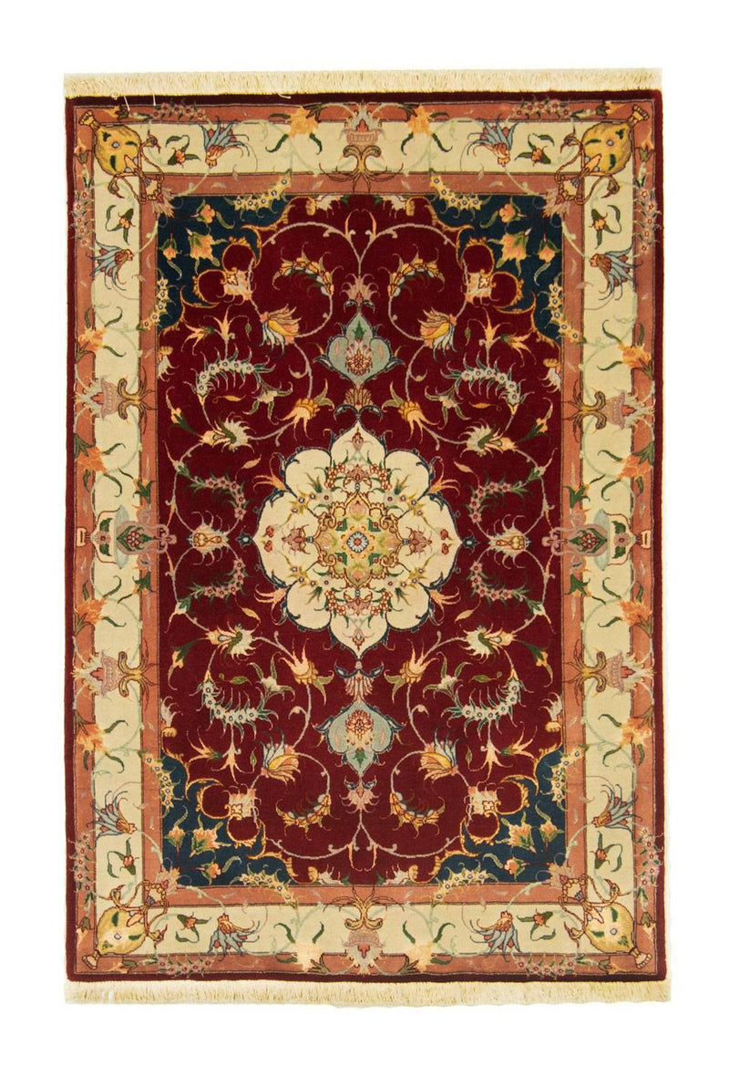 タブリーズ - 50 Raj 絨毯 149x100cm - ペルシャ絨毯