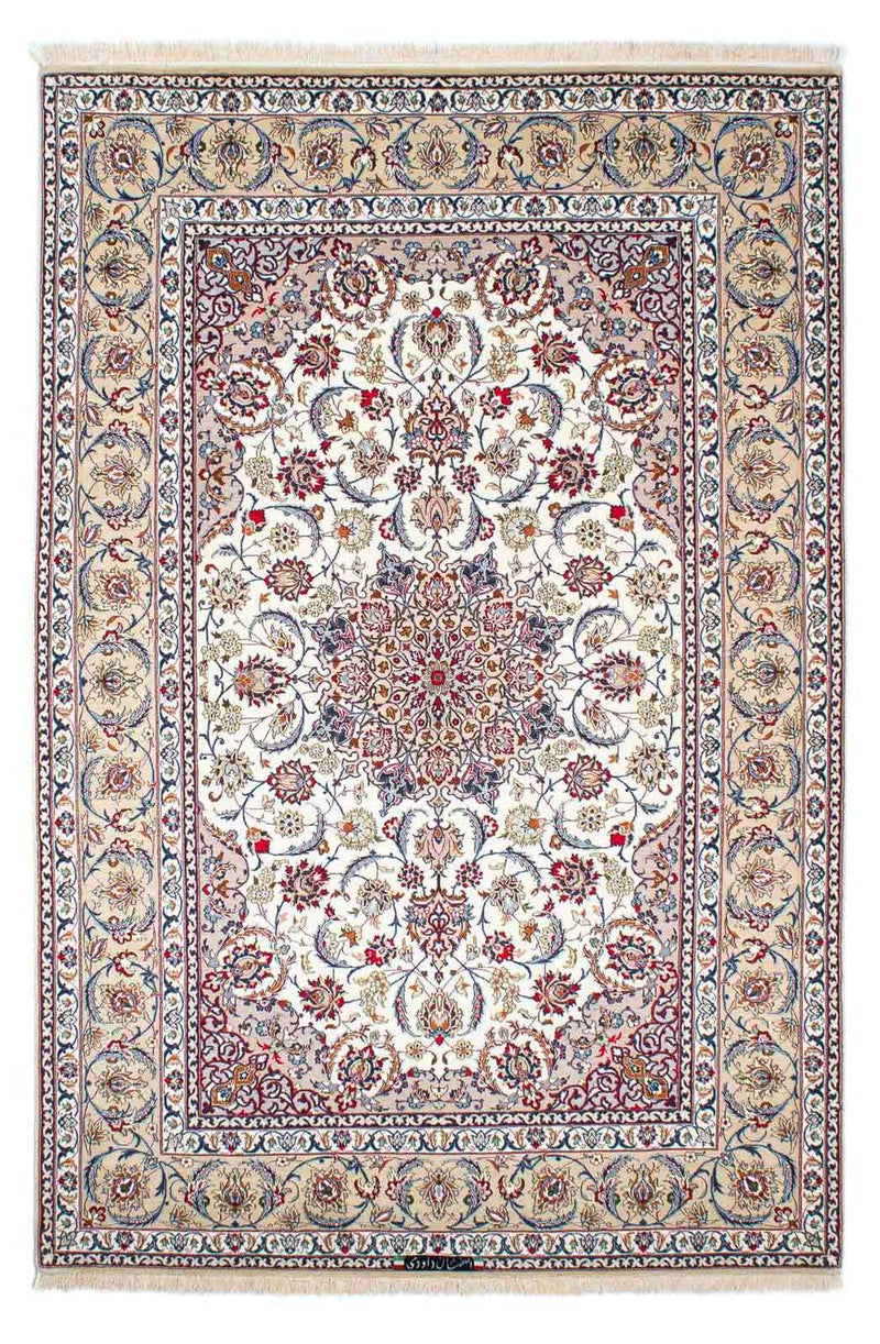 イスファハン 絨毯 237x158cm - ペルシャ絨毯