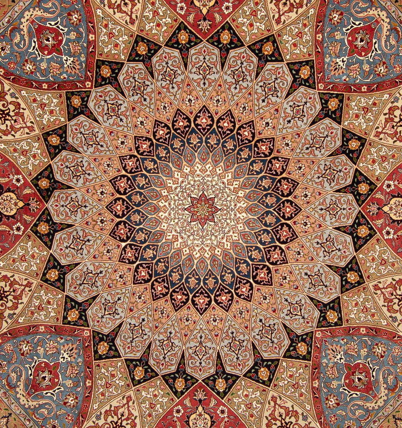 タブリーズ - 50 Raj 絨毯 264x252cm - ペルシャ絨毯