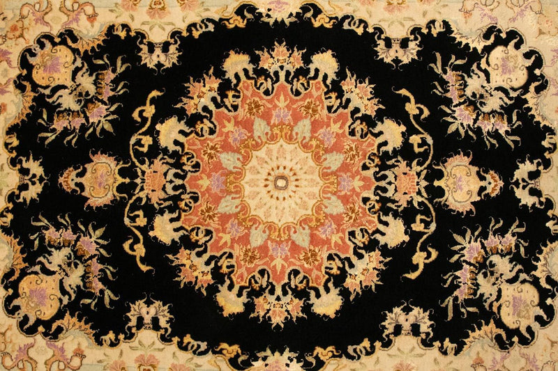 タブリーズ - 50 Raj 絨毯 138x101cm - ペルシャ絨毯