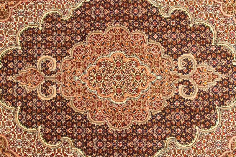 タブリーズ - 50 Raj 絨毯 145x101cm - ペルシャ絨毯