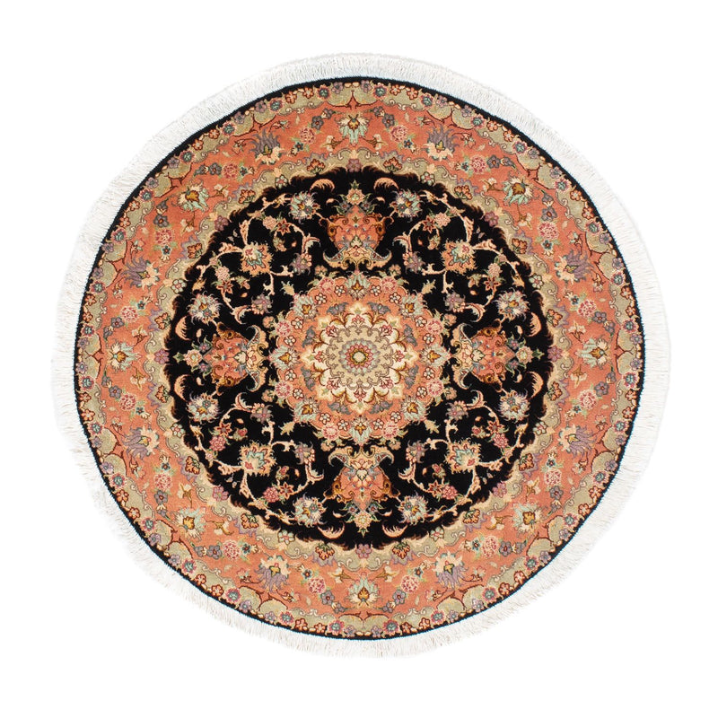 タブリーズ - 50 Raj 絨毯 100x100cm - ペルシャ絨毯