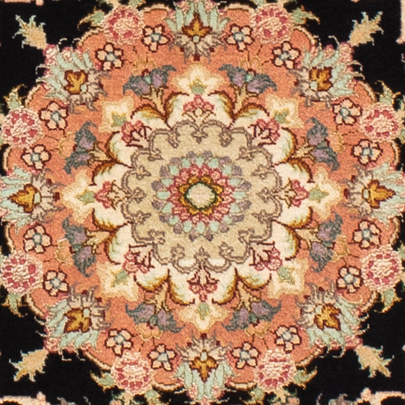 タブリーズ - 50 Raj 絨毯 100x100cm - ペルシャ絨毯