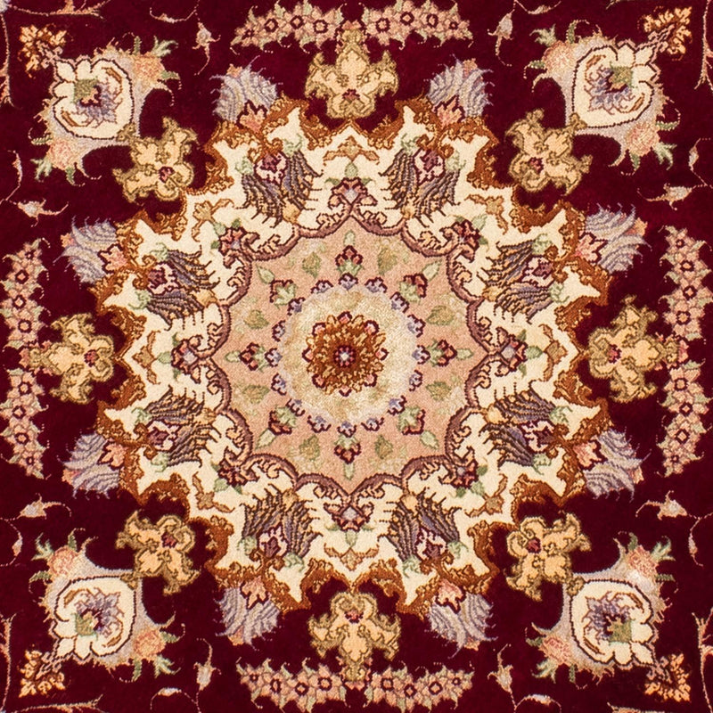 タブリーズ - 50 Raj 絨毯 155x155cm - ペルシャ絨毯
