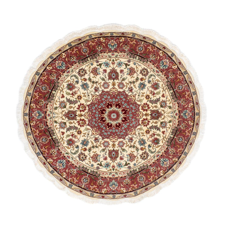タブリーズ - 50 Raj 絨毯 145x145cm - ペルシャ絨毯