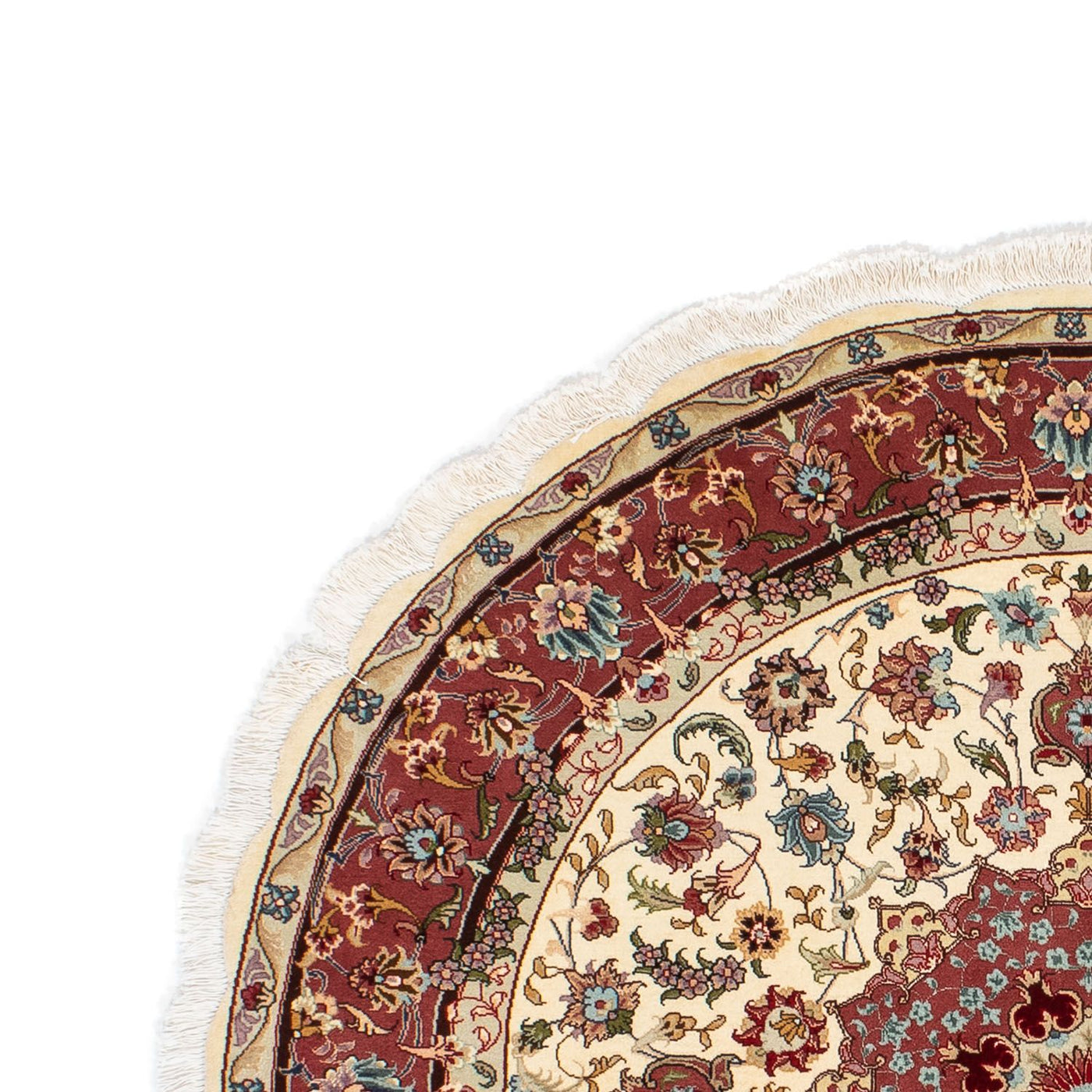 タブリーズ - 50 Raj 絨毯 145x145cm - ペルシャ絨毯