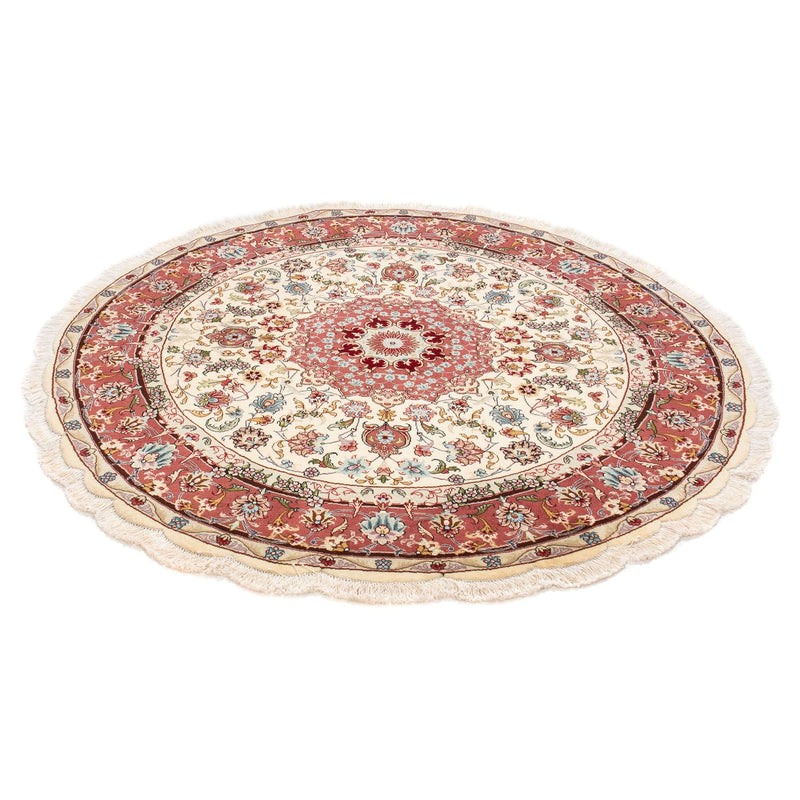 タブリーズ - 50 Raj 絨毯 145x145cm - ペルシャ絨毯