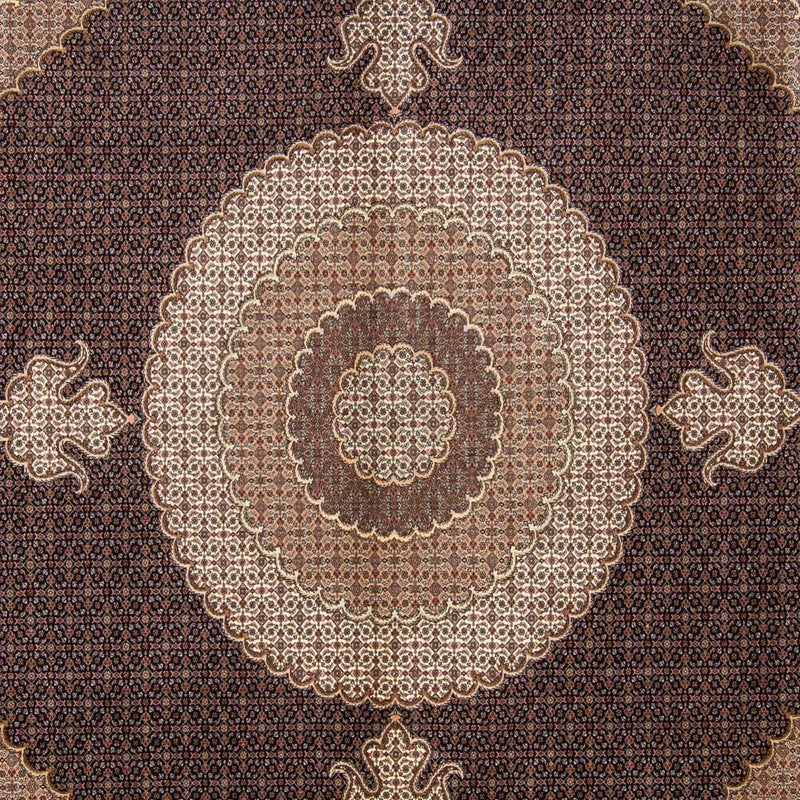 タブリーズ 絨毯 310x302cm - ペルシャ絨毯