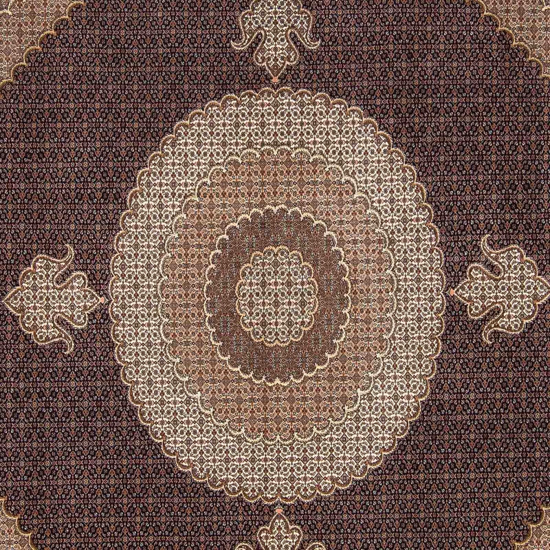 タブリーズ 絨毯 310x302cm - ペルシャ絨毯