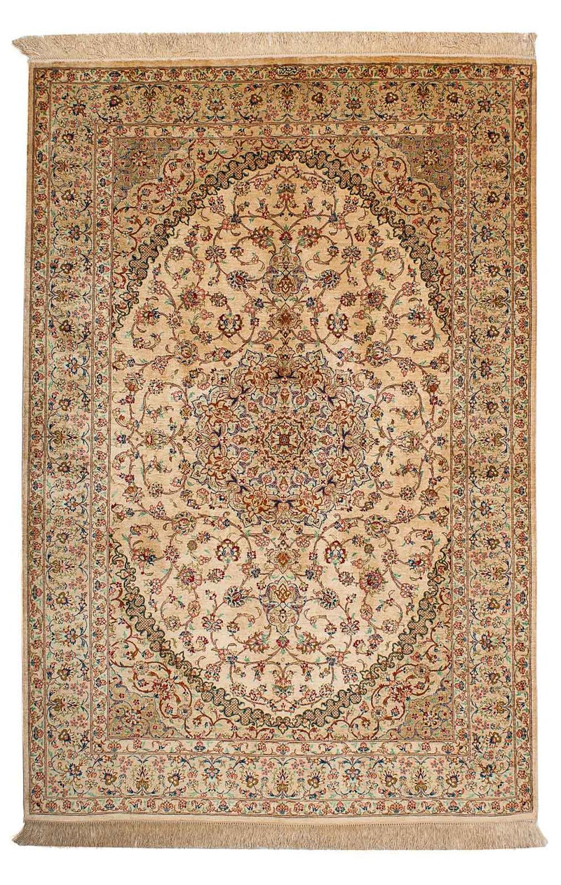ゴム 絨毯 195x131cm - ペルシャ絨毯