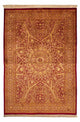 ゴム - シルク 絨毯 216x132cm - ペルシャ絨毯
