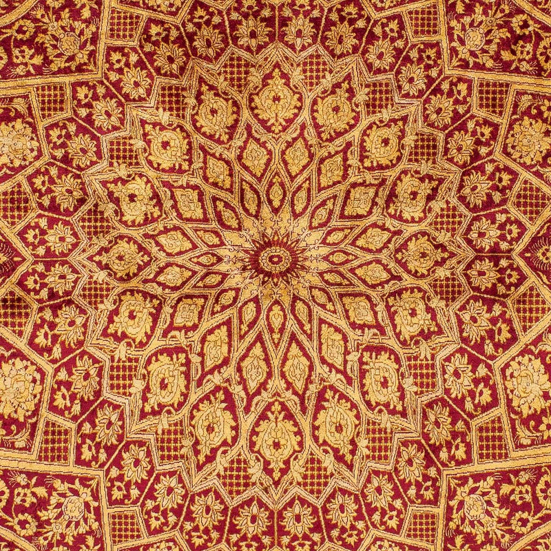ゴム - シルク 絨毯 216x132cm - ペルシャ絨毯