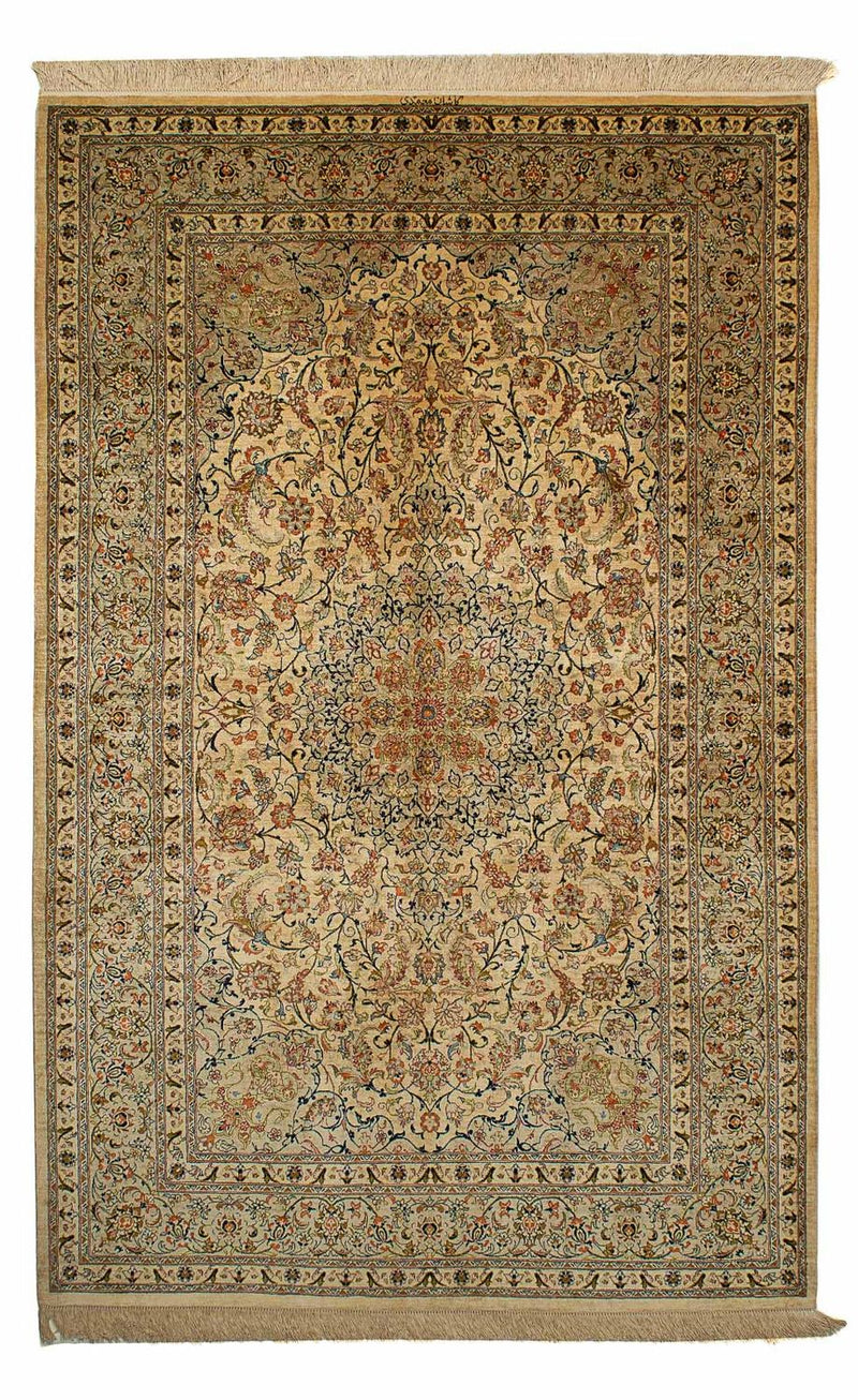 ゴム 絨毯 204x129cm - ペルシャ絨毯