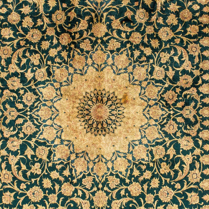 ゴム - シルク 絨毯 216x132cm - ペルシャ絨毯
