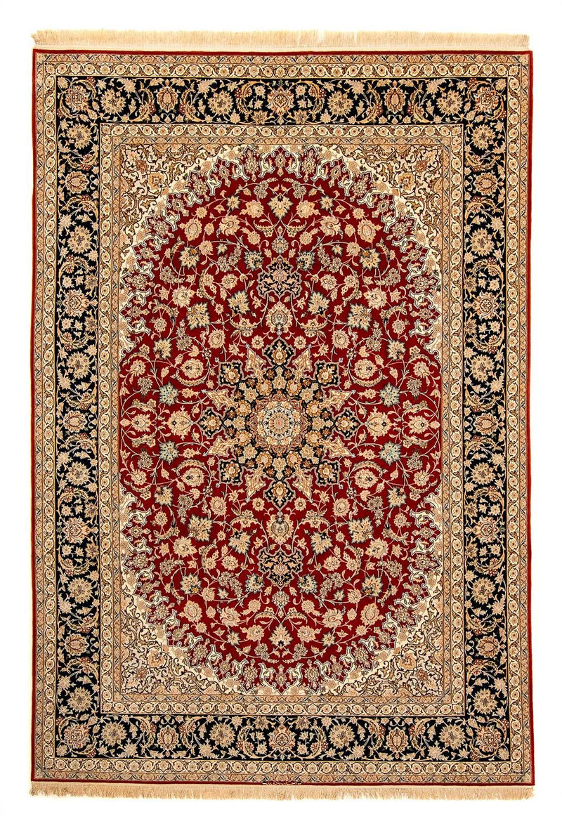 イスファハン 絨毯 357x249cm - ペルシャ絨毯