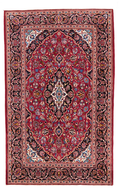 カシャーン 絨毯 141x223cm - ペルシャ絨毯