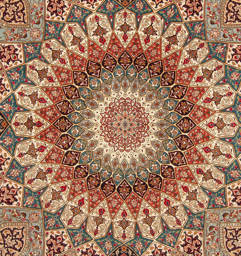 タブリーズ - 50 Raj 絨毯 254x204cm - ペルシャ絨毯