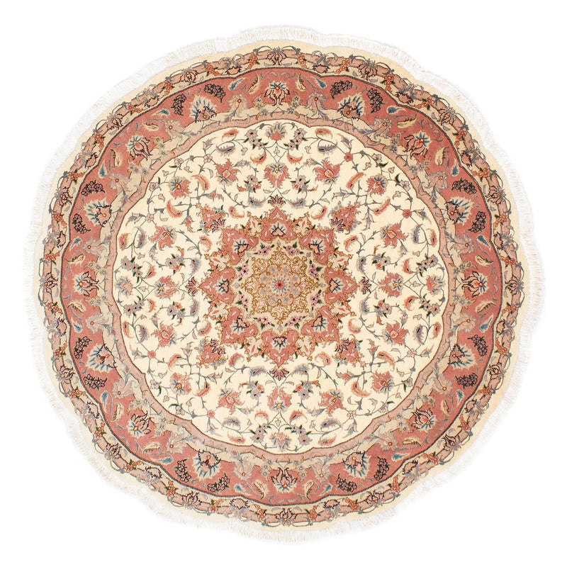 タブリーズ - 50 Raj 絨毯 150x150cm - ペルシャ絨毯