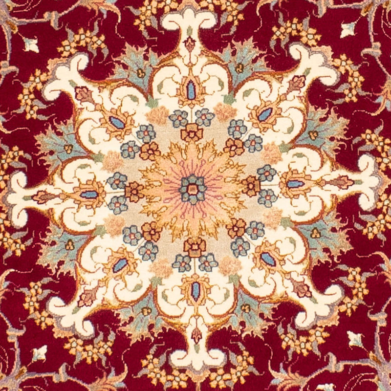 タブリーズ - 50 Raj 絨毯 150x150cm - ペルシャ絨毯