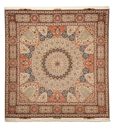 タブリーズ - 50 Raj 絨毯 253x264cm - ペルシャ絨毯
