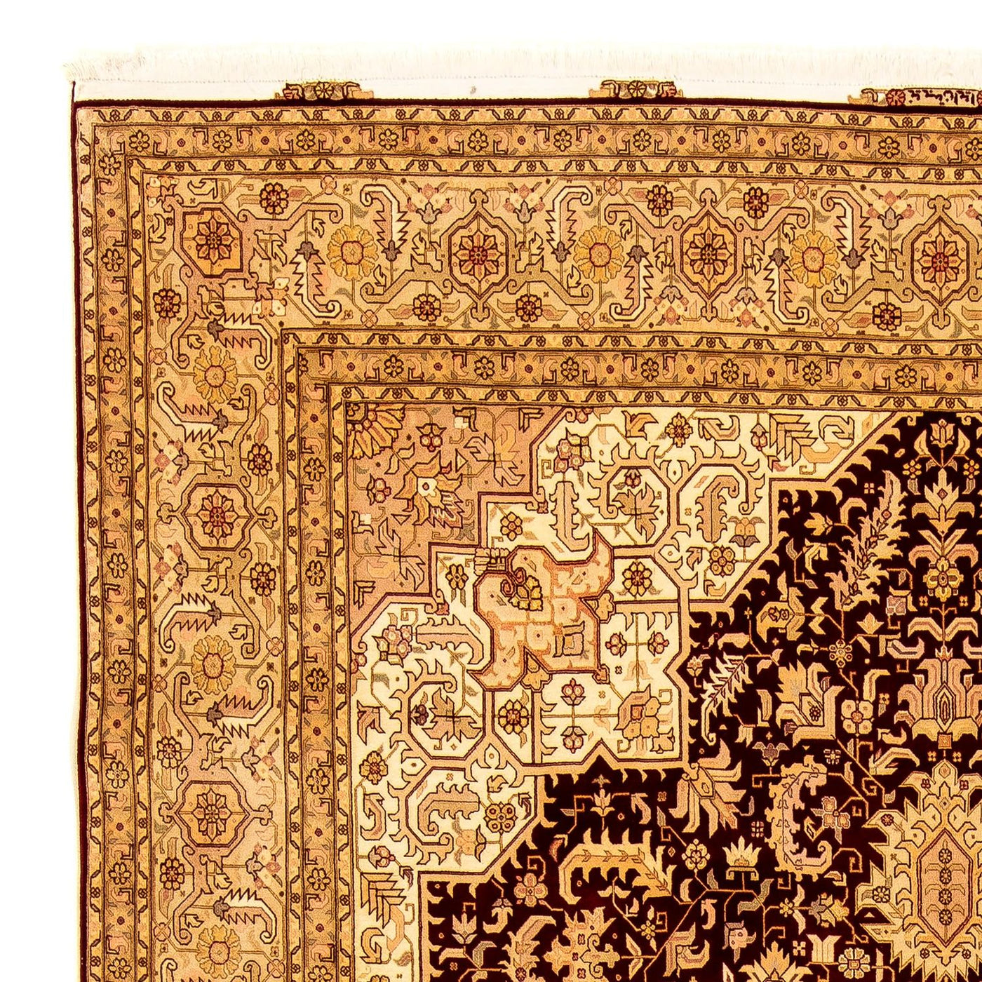 タブリーズ - 50 Raj 絨毯 346x245cm - ペルシャ絨毯