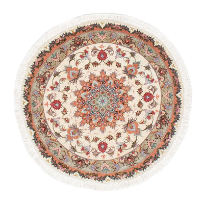 タブリーズ - 50 Raj 絨毯 100x100cm - ペルシャ絨毯