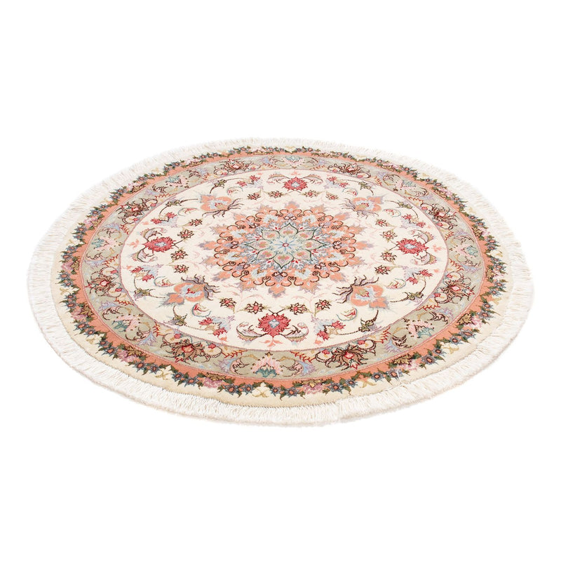 タブリーズ - 50 Raj 絨毯 100x100cm - ペルシャ絨毯