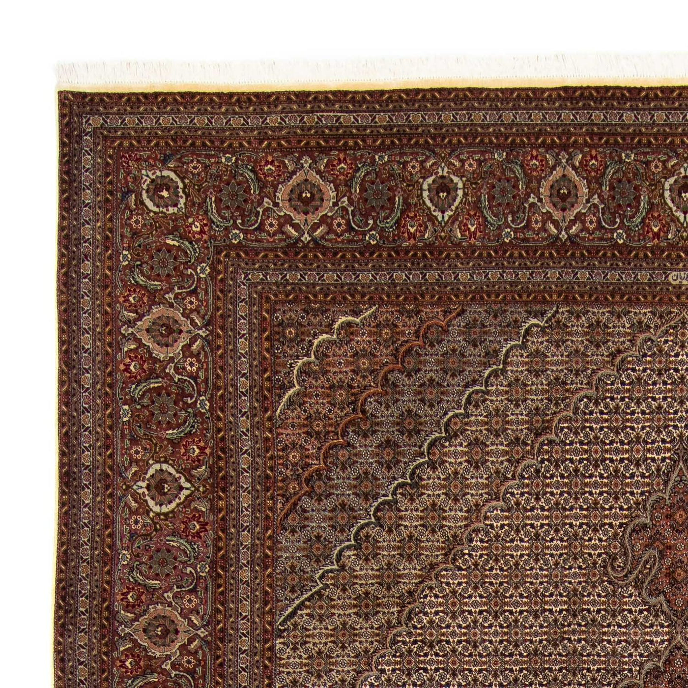 タブリーズ 絨毯 353x245cm - ペルシャ絨毯