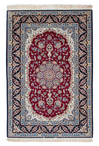 イスファハン 絨毯 194x131cm - ペルシャ絨毯 – product image