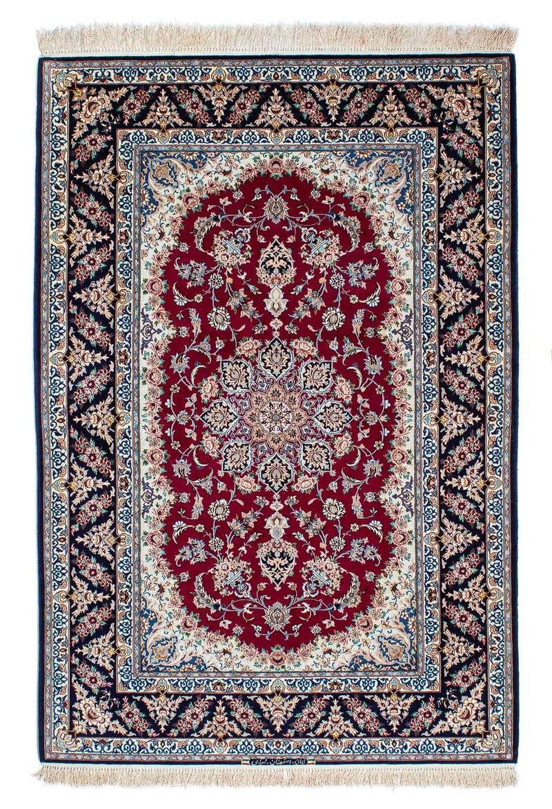 イスファハン 絨毯 194x131cm - ペルシャ絨毯