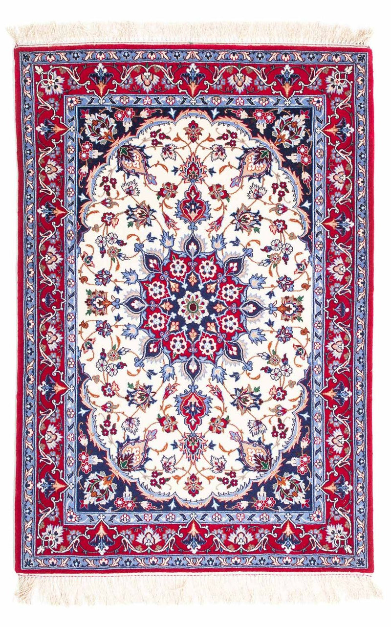 イスファハン 絨毯 128x83cm - ペルシャ絨毯