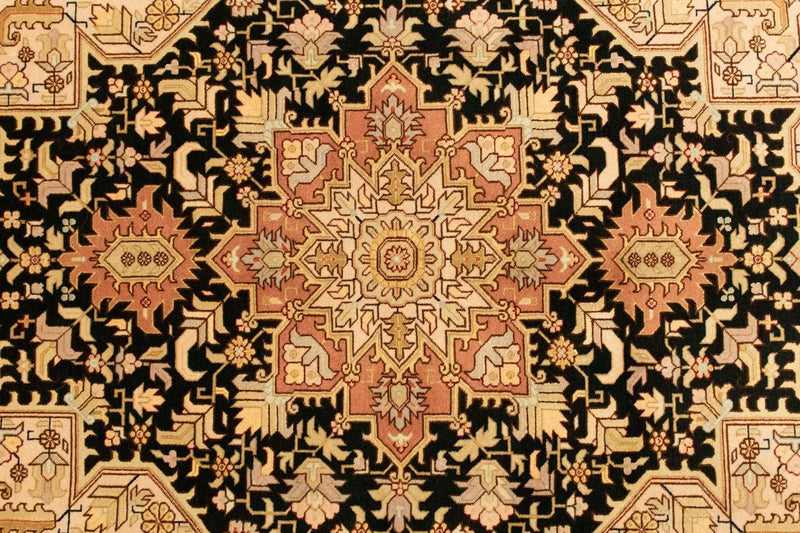 タブリーズ - 50 Raj 絨毯 142x100cm - ペルシャ絨毯