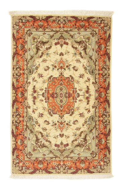 タブリーズ - 50 Raj 絨毯 100x155cm - ペルシャ絨毯