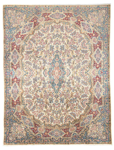 ラフサンジャン 絨毯 303x390cm - ペルシャ絨毯
